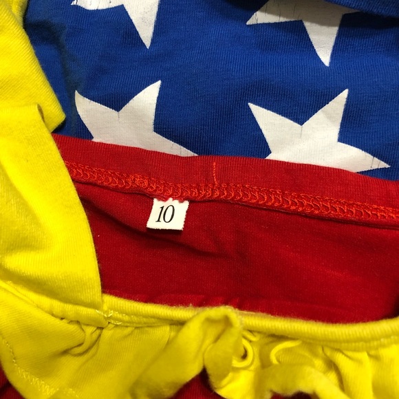 Wonder Woman style play dress. Size 10, but probably fits more like 6-8. VGUC - Picture 5 of 5